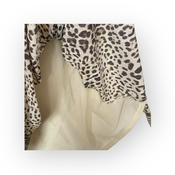 Class Roberto Cavalli 𒀭Luxe Crystal Enameled Metal Belt Top 𒀭Leopard Print 𒀭4 - Picture 8 of 16